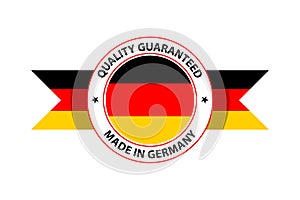 Made in Germany quality stamp. Vector illustration