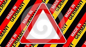 Made in germany sign