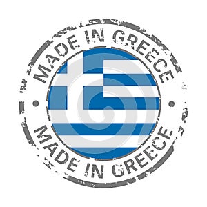 Made in greece flag metal icon