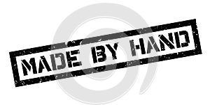 Made by Hand rubber stamp