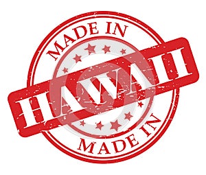 Made in Hawaii stamp photo
