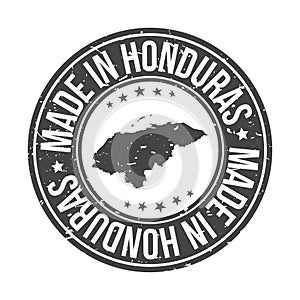 Made in Honduras Quality Original Stamp. Design Vector Art Seal Badge illustration.