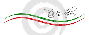 Made in Italy, In the Italian language - Fatto in Italia photo