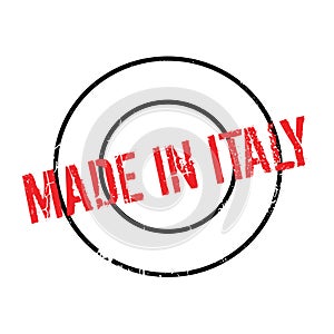 Made In Italy rubber stamp