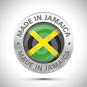 Made in Jamaica flag metal icon