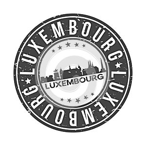 Made in Luxembourg. Quality Original Stamp Design Vector Art.
