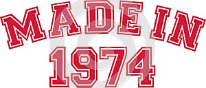 Made in 1974