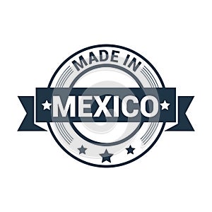Made in Mexico flag design vector