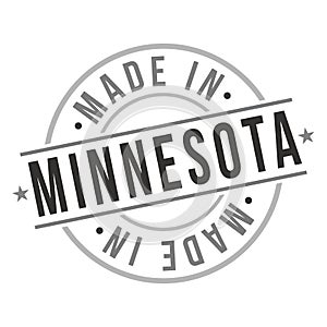 Made in Minnesota Quality Original Stamp Design Vector Art. Seal Badge vector.