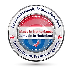 Made in Netherlands, Premium Quality, Trusted brand
