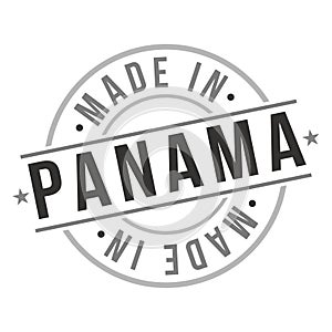 Made in Panama Quality Original Stamp Design Vector Art. Seal National product Badge vector.