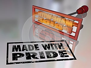 Made With Pride Branding Iron Proud Mark Handcraft Product