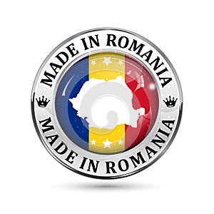 Made in Romania - icon, button, label