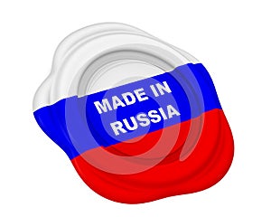 Made in Russia wax stamp