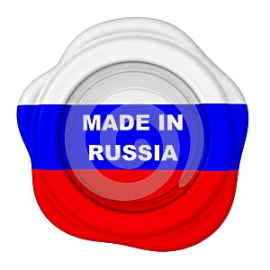 Made in Russia wax stamp