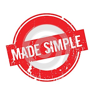 Made Simple rubber stamp