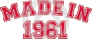 Made in 1961