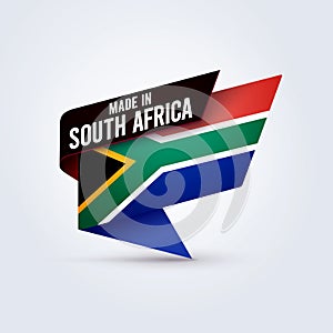 Made In South Africa Flag Pin