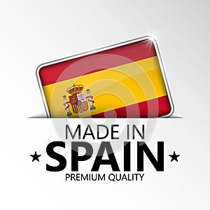 Made in Spain graphic and label