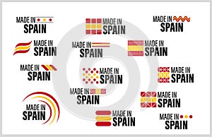 Made in Spain graphic and label set