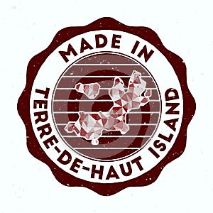 Made In Terre-de-Haut Island.