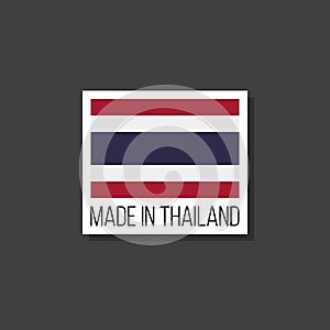 Made in thailand, vector sticker