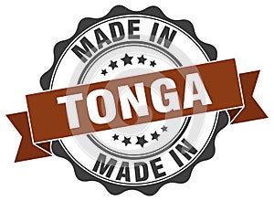 made in Tonga seal