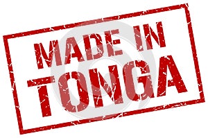 made in Tonga stamp