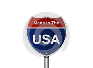 Made In The USA interstate sign photo