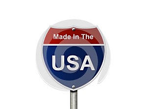 Made In The USA interstate sign