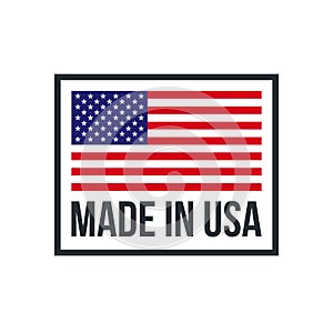 Made in USA premium quality American flag icon