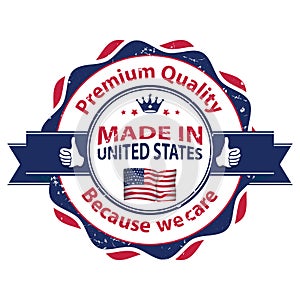 Made in USA, Premium Quality, because we care