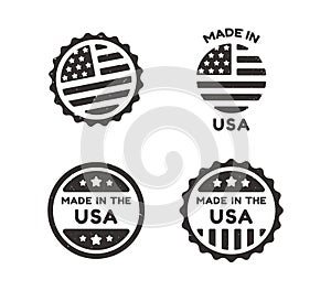 Made in USA vintage labels