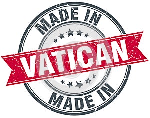 made in Vatican stamp