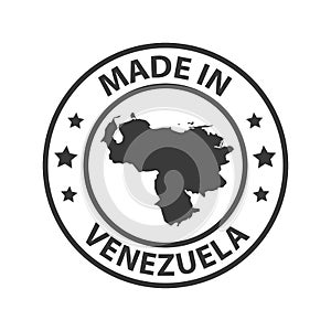 Made in Venezuela icon. Stamp sticker. Vector illustration