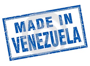 Made in Venezuela stamp