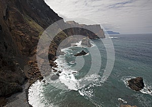 Madeira Island and Atlantic Ocean