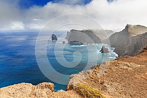 Madeira Ponta do Rosto cliffs photo