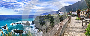 Madeira, Seixal coastal village. Portugal