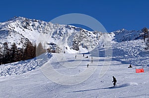 Madesimo, Valchiavenna, ski fields and ski lifts