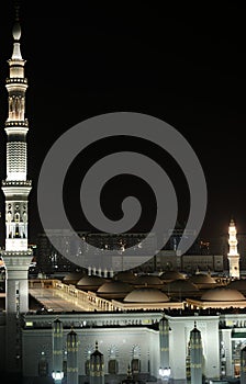 Madina Mosque at night photo