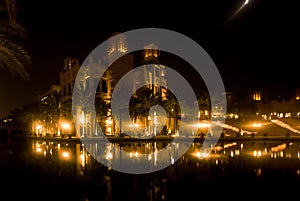 Madinat Jumeihra at night