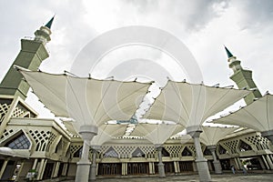 Madinatul Iman Mosque, the biggest mosque in Balikpapan City, East Kalimantan, Indonesia.