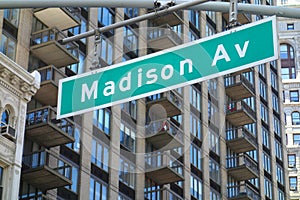 Madison Avenue in New York City