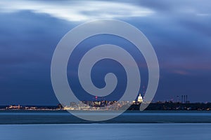 Madison panorama across Lake Monona photo