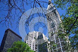 Plaza de la ciudad nuevo Estados Unidos de América 