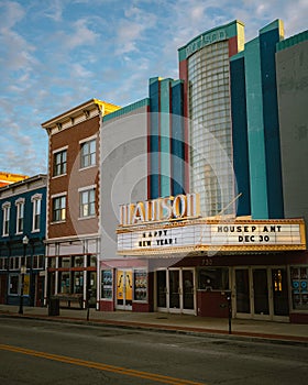 Madison Theater vintage sign, Covington, Kentucky photo