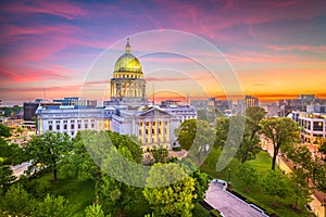 Madison, Wisconsin, USA State Capitol Building