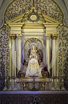 Madona in the church of San Pedro and San Pablo, Grenade