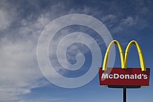 MaDonald's and blue sky